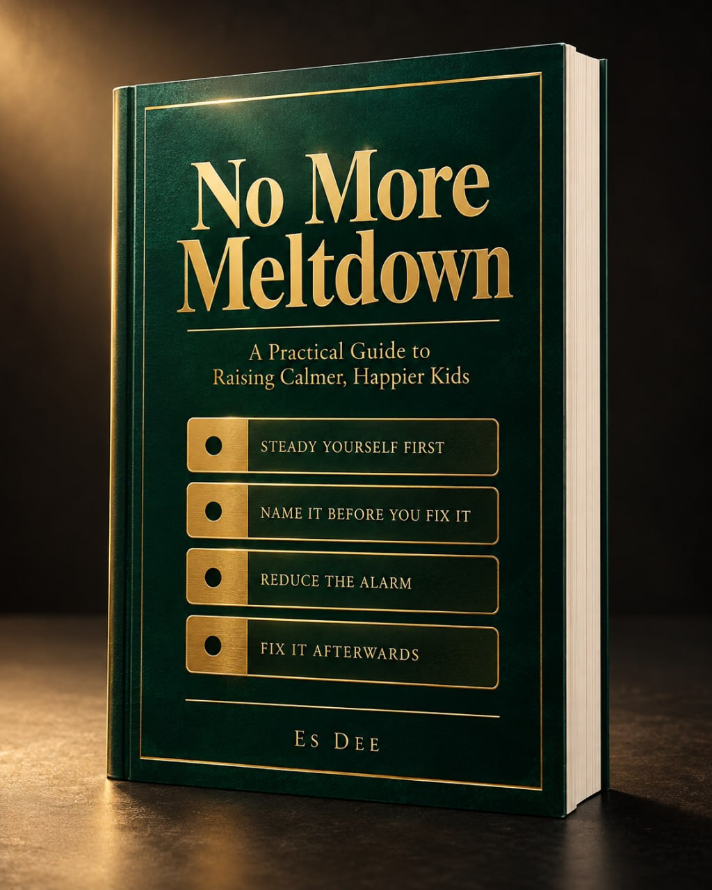 No More Meltdown by Es Dee — main digital parenting guide